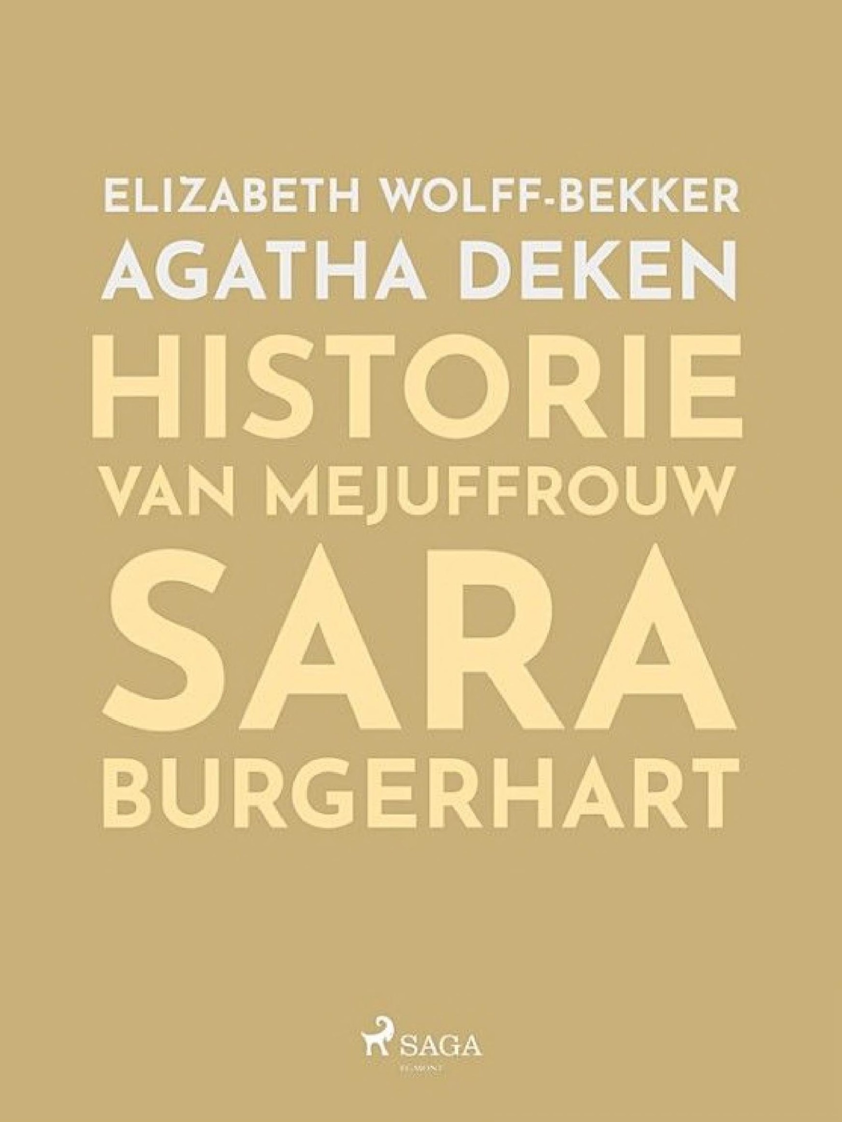Historie van Mejuffrouw Sara Burgerhart
